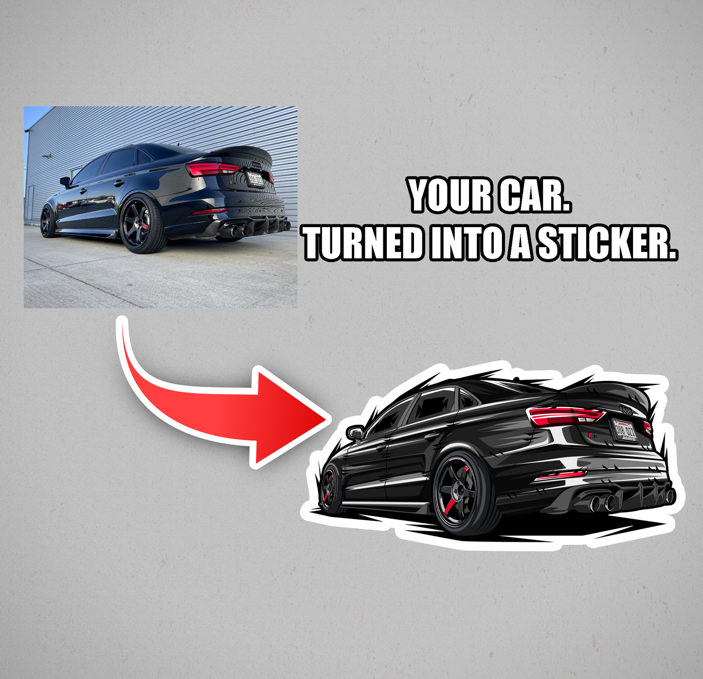 Custom Car Stickers of Your Car/Truck/Bike