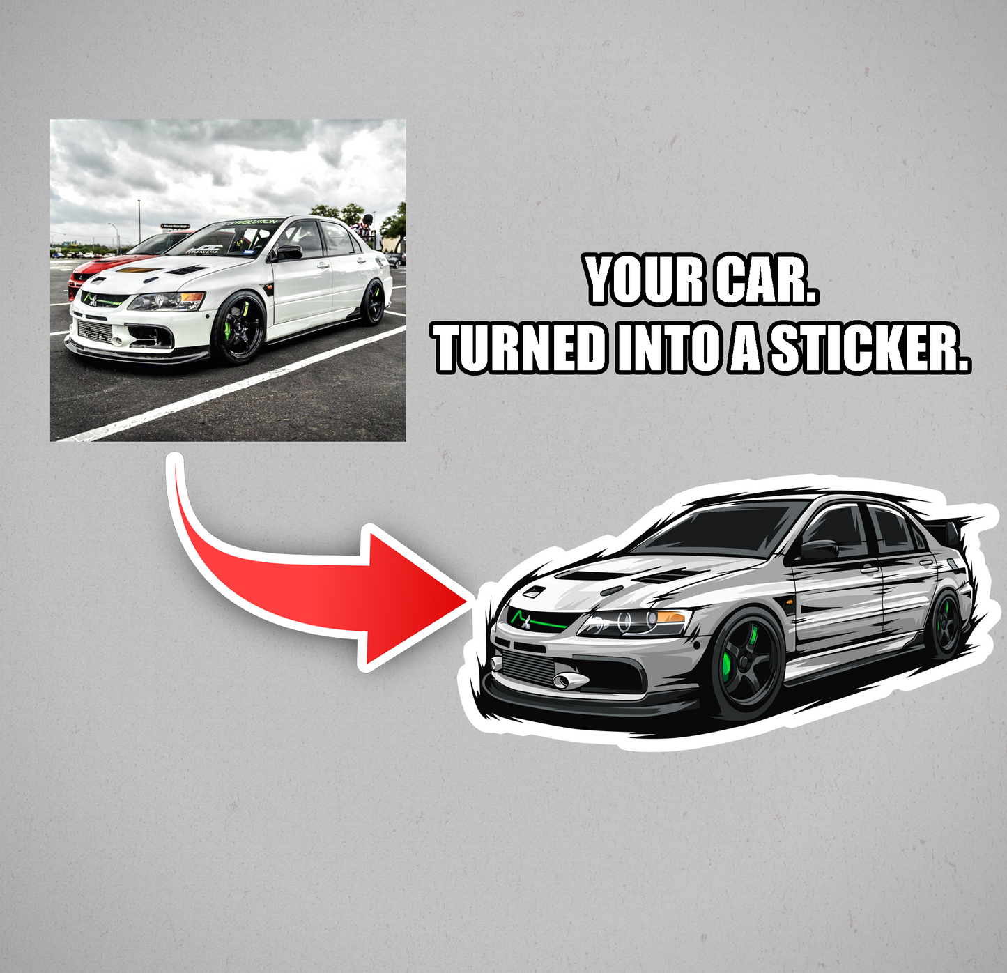 Custom Car Stickers of Your Car/Truck/Bike