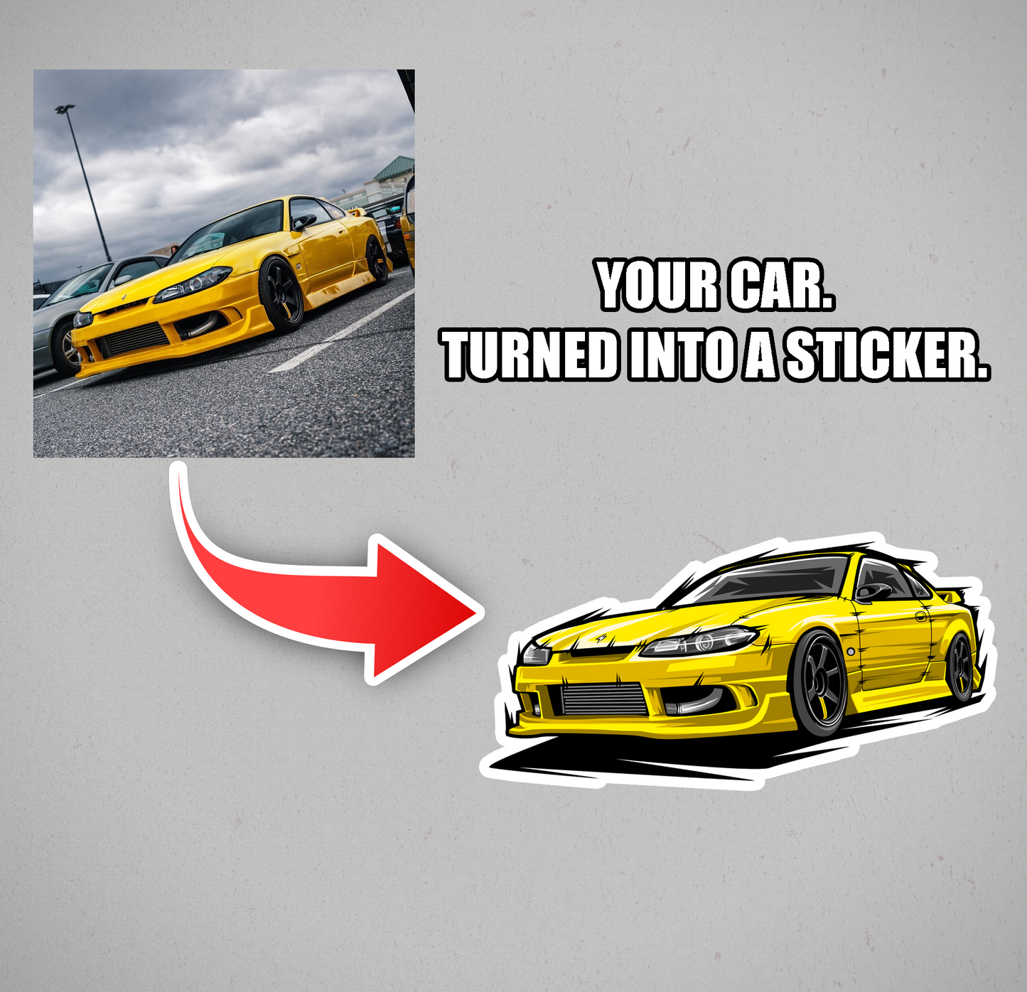 Custom Car Stickers of Your Car/Truck/Bike