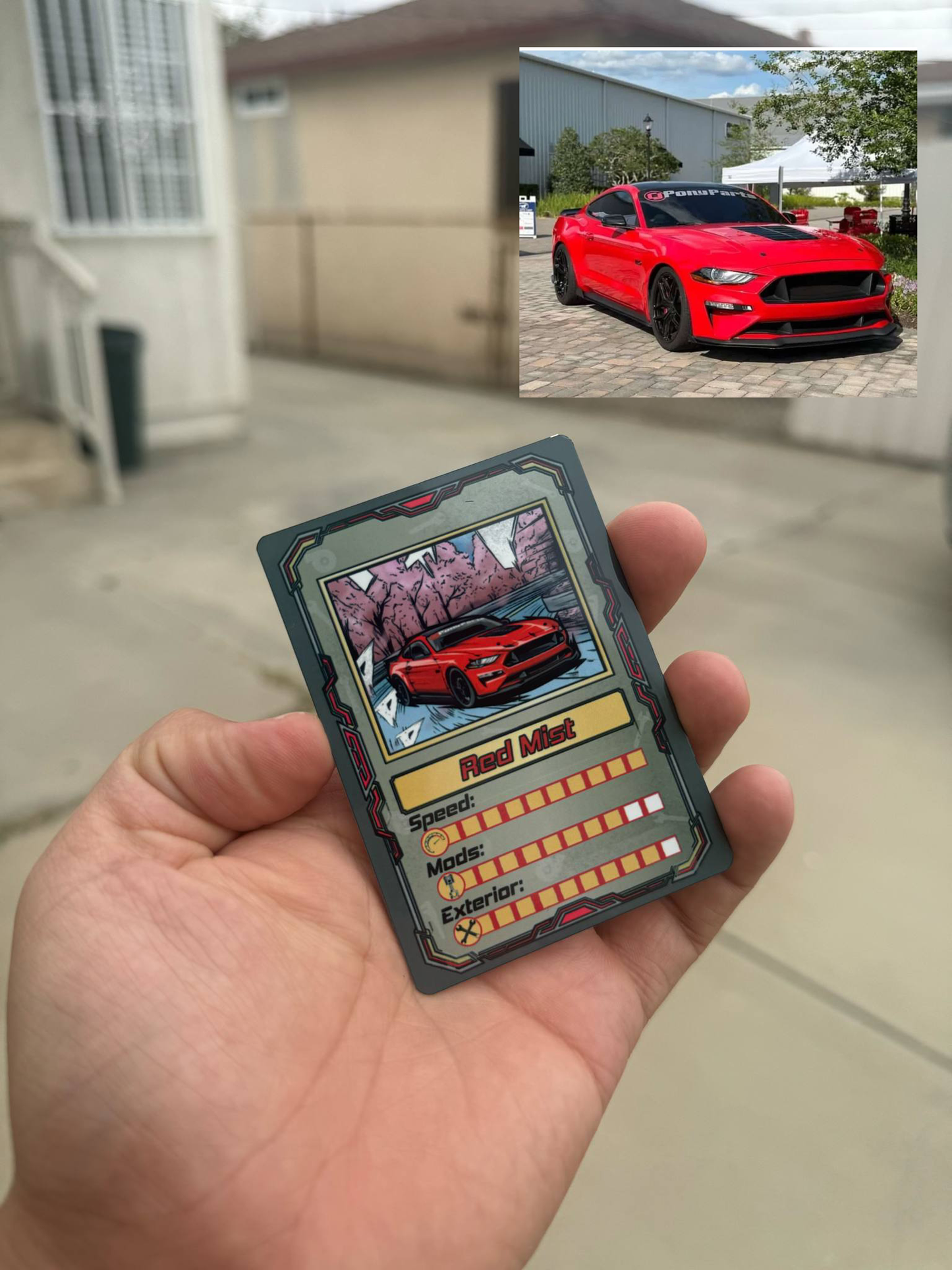 Custom Metal Collectible Card of Your Car/Truck/Bike