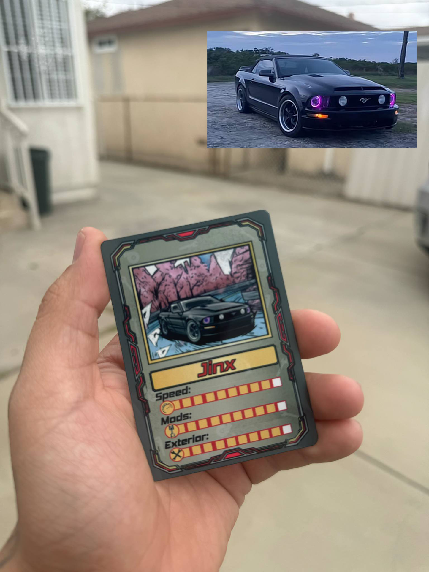Custom Metal Collectible Card of Your Car/Truck/Bike
