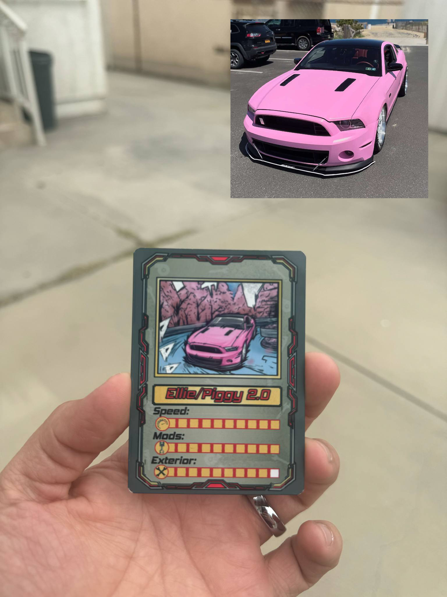 Custom Metal Collectible Card of Your Car/Truck/Bike
