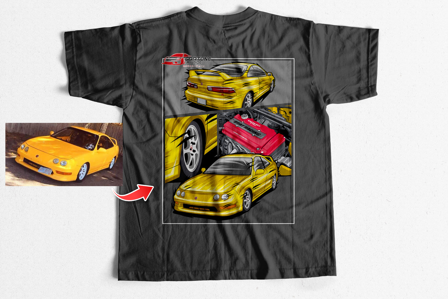 Custom Car T-shirt of Your Car/Truck/Bike
