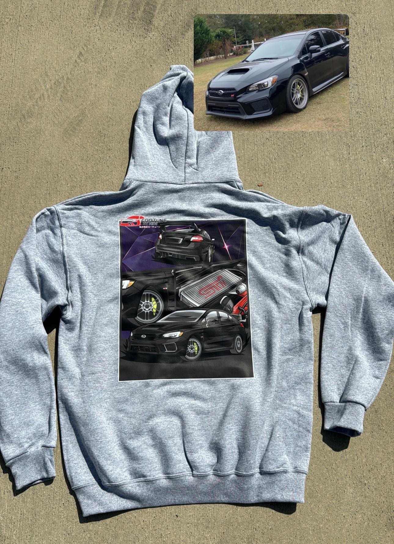 Custom Car Hoodie of Your Car/Truck/Bike