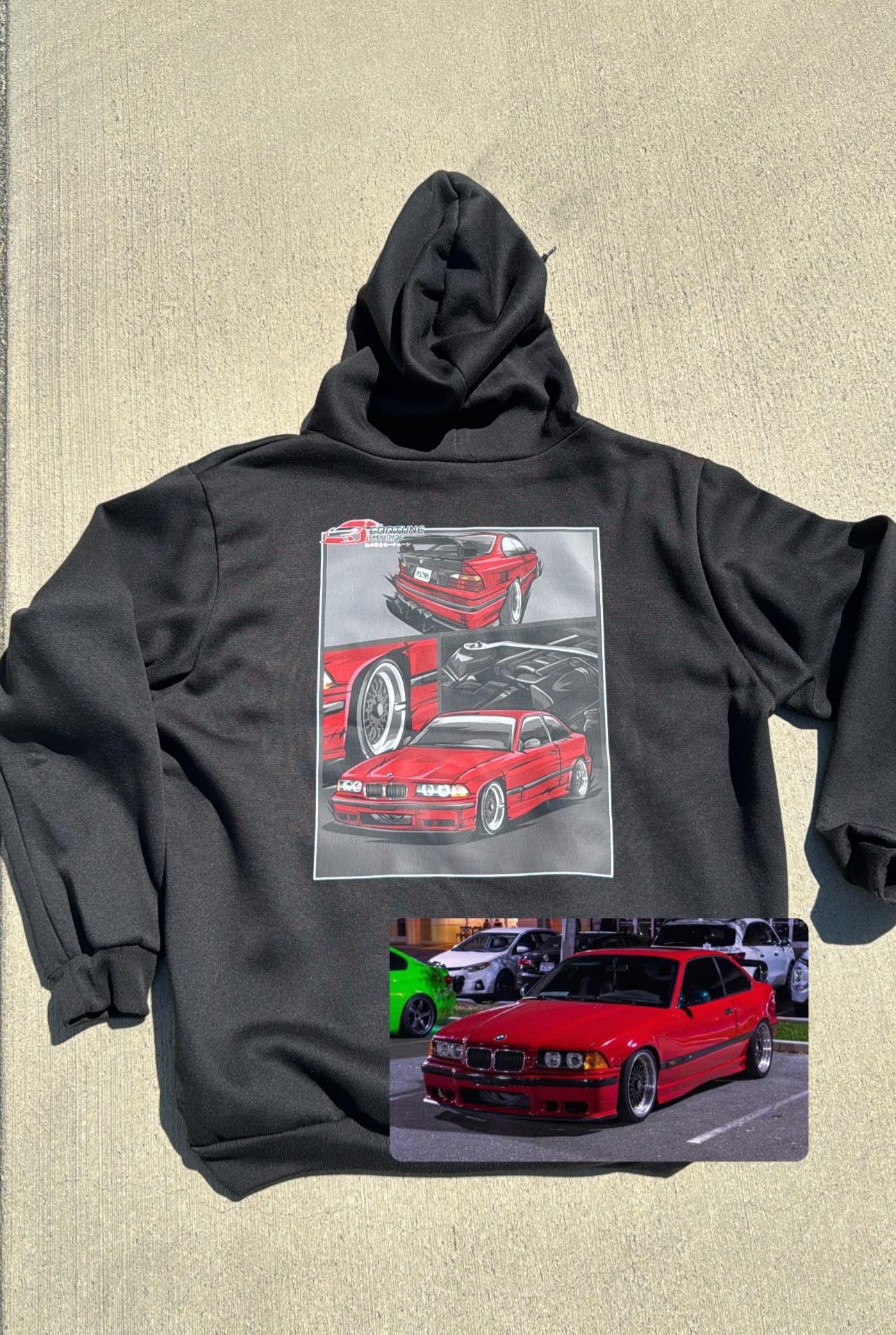 Custom Car Hoodie of Your Car/Truck/Bike