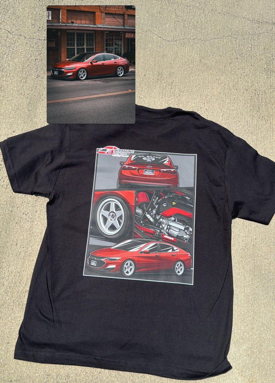 Custom Car T-shirt of Your Car/Truck/Bike