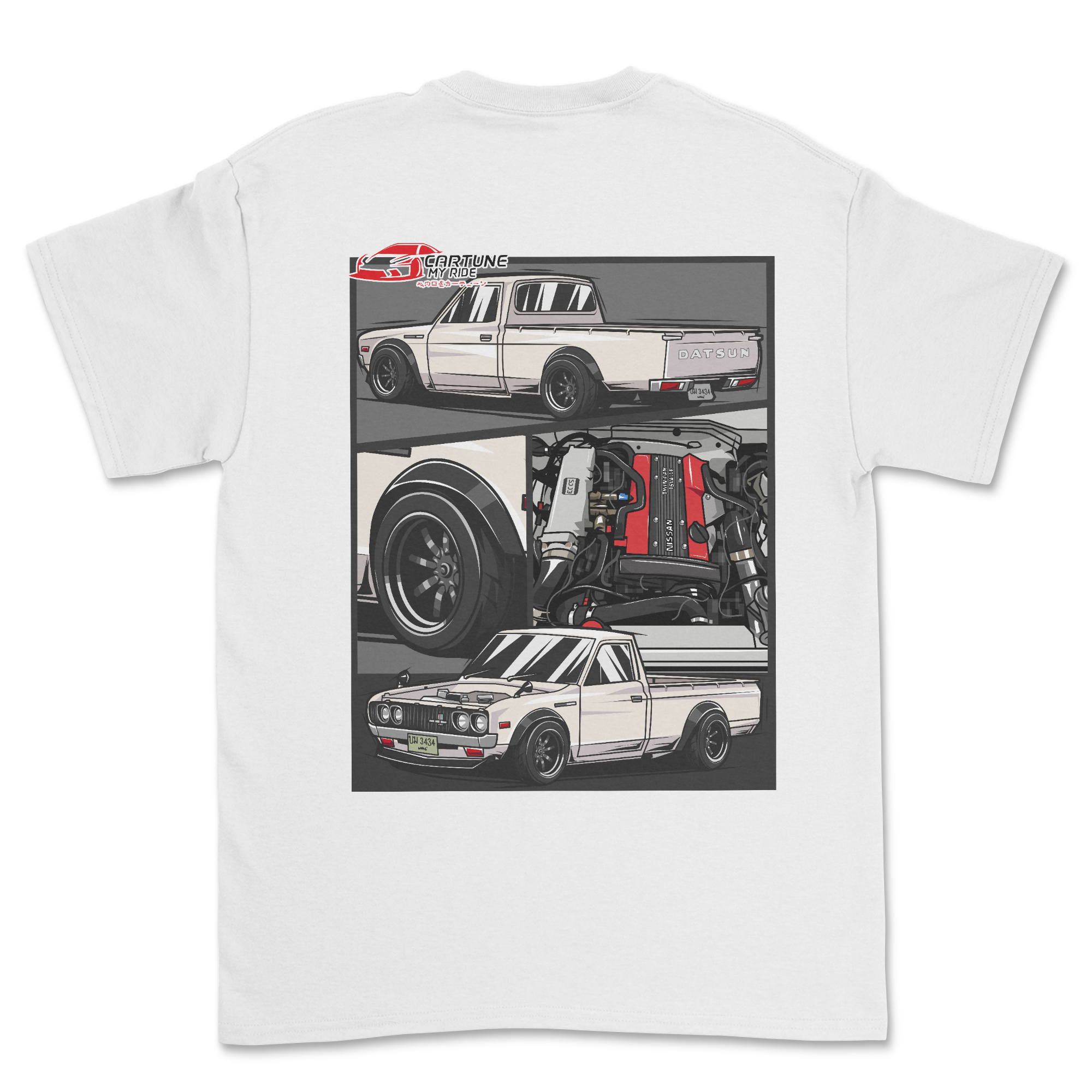 Cartuned™ Personalized Heavy-weight Tee(Full Design)