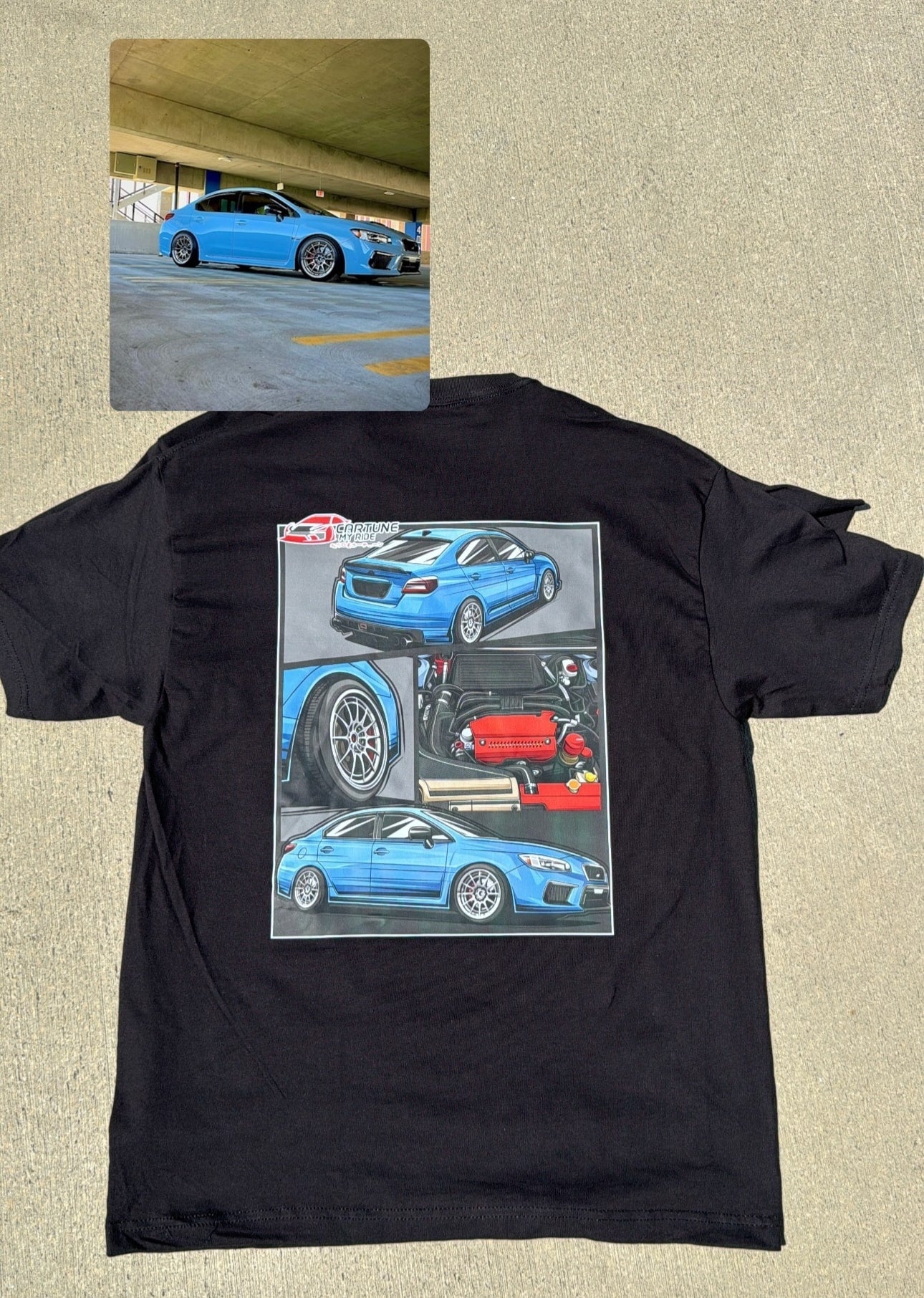 Custom Car T-shirt of Your Car/Truck/Bike