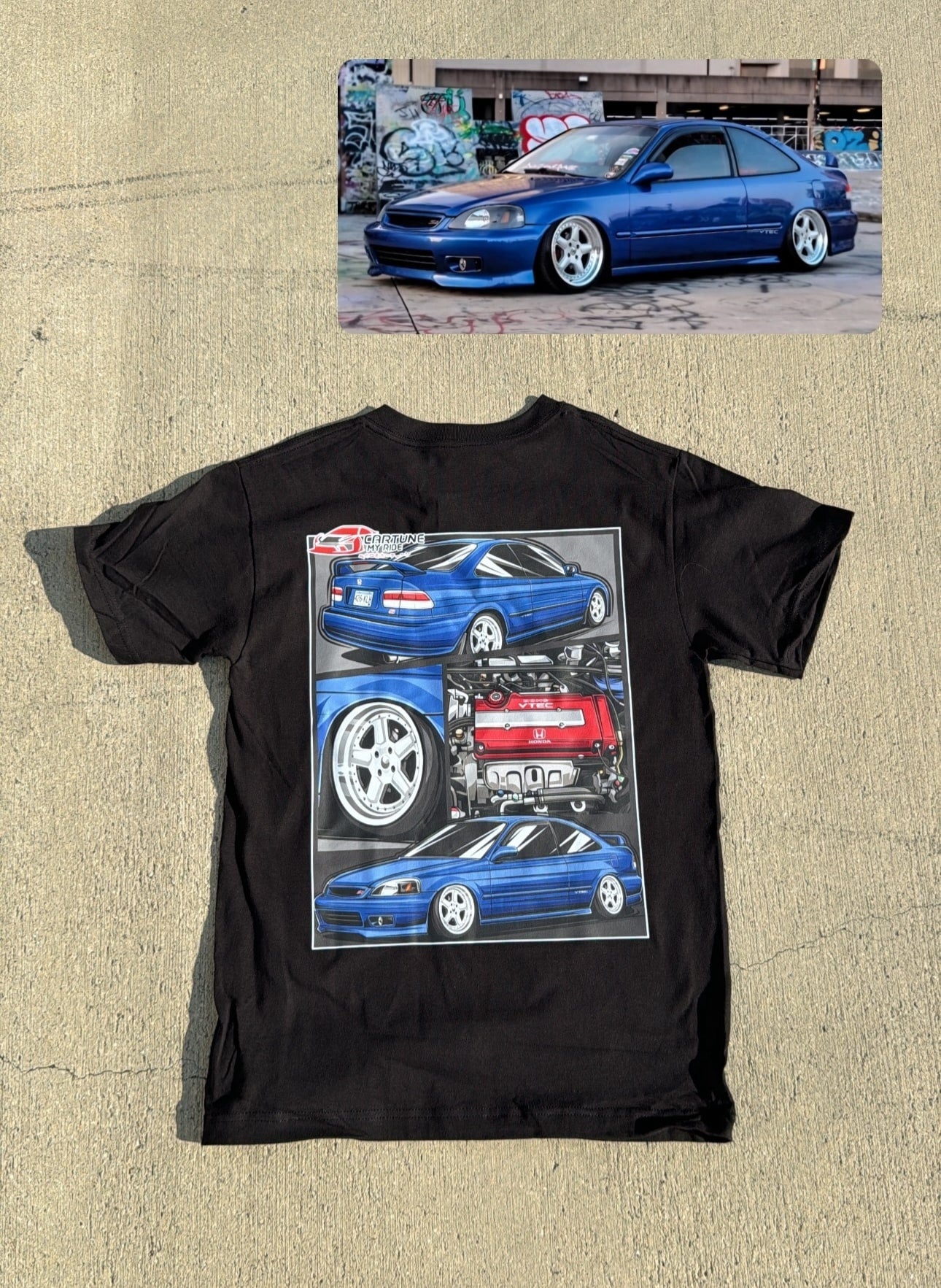 Custom Car T-shirt of Your Car/Truck/Bike