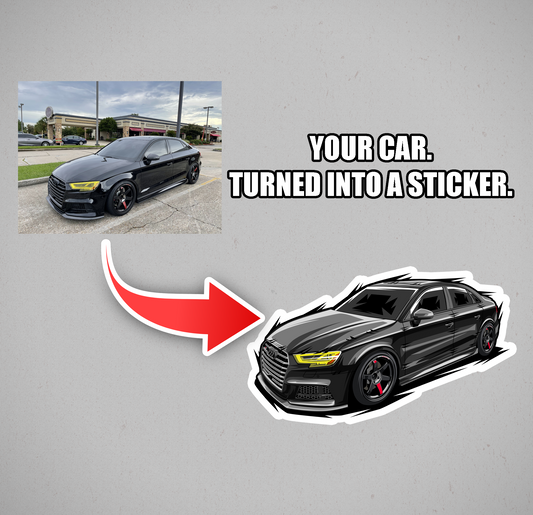 Custom Car Stickers of Your Car/Truck/Bike